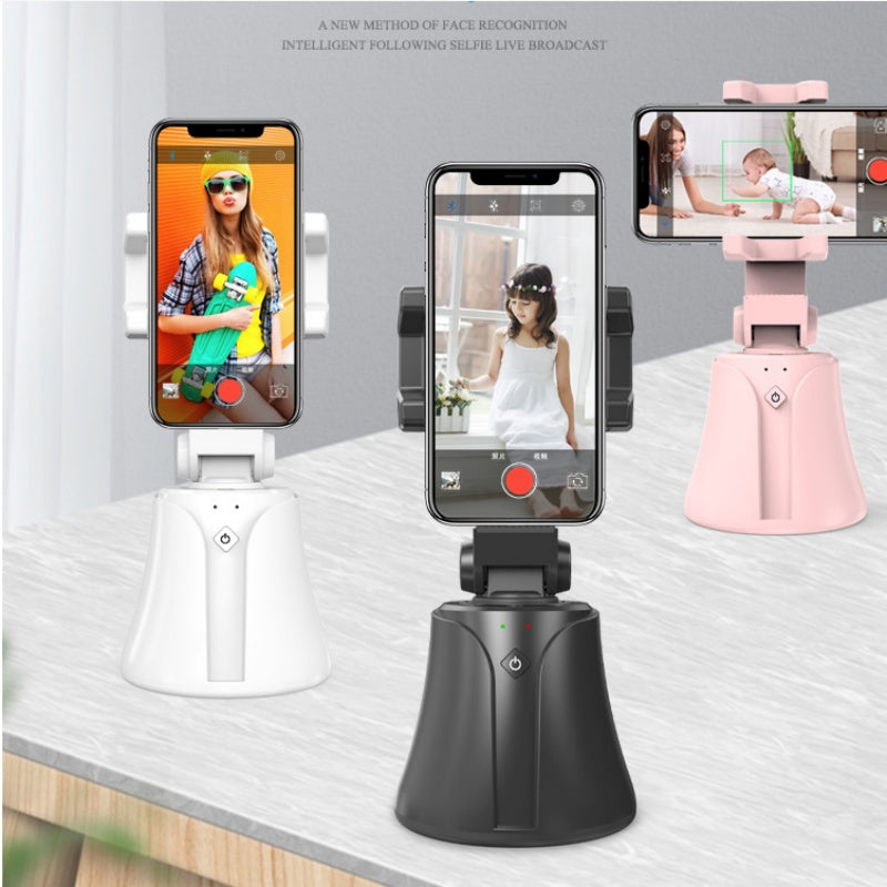 AI Smart Selfie Stick - 360° Auto Follow-Up Rotating Platform