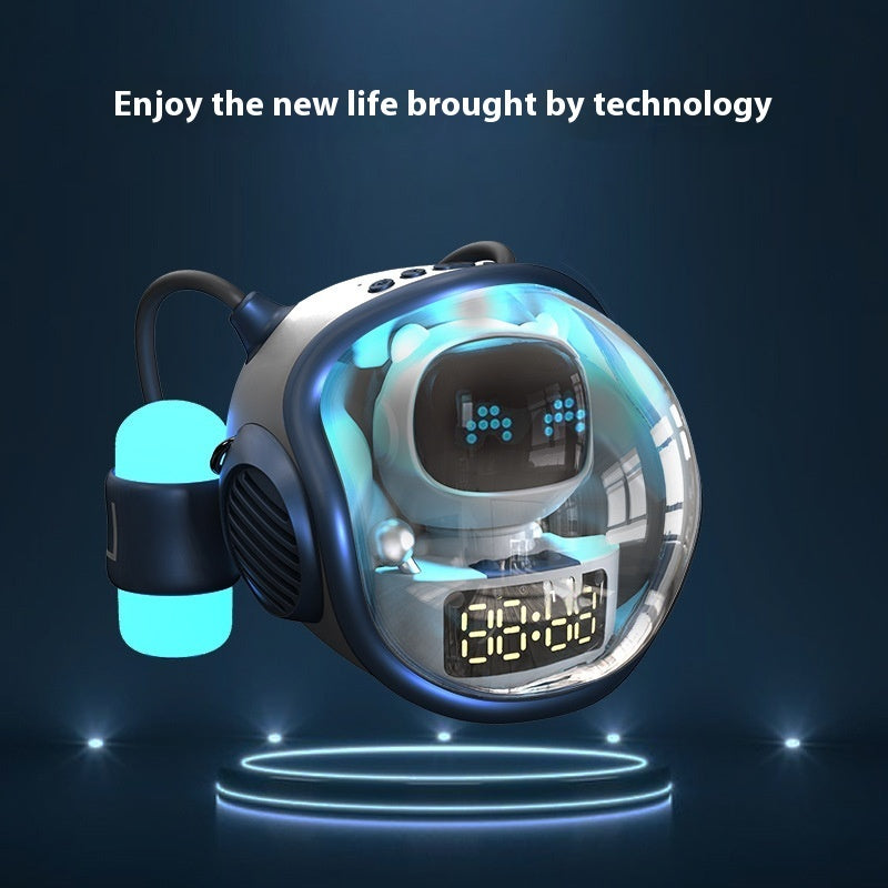 AI Voice Dialogue Bluetooth Speaker - Rhythm Ambience Light Subwoofer