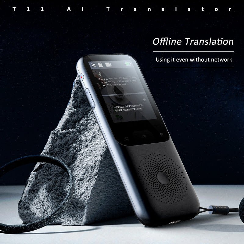 AI Voice Translator color display interface - multi-language translation screen
