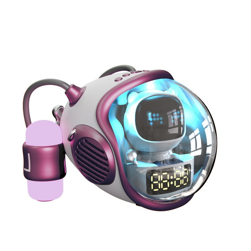 AI Voice Dialogue Bluetooth Speaker - Rhythm Ambience Light Subwoofer