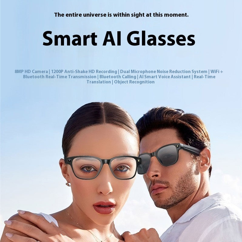 L801 AI Smart Glasses - Translation, Bluetooth Calls & Camera