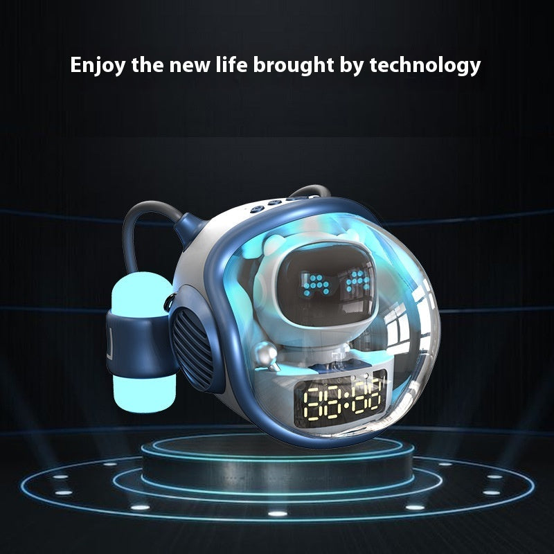 AI Voice Dialogue Bluetooth Speaker - Rhythm Ambience Light Subwoofer